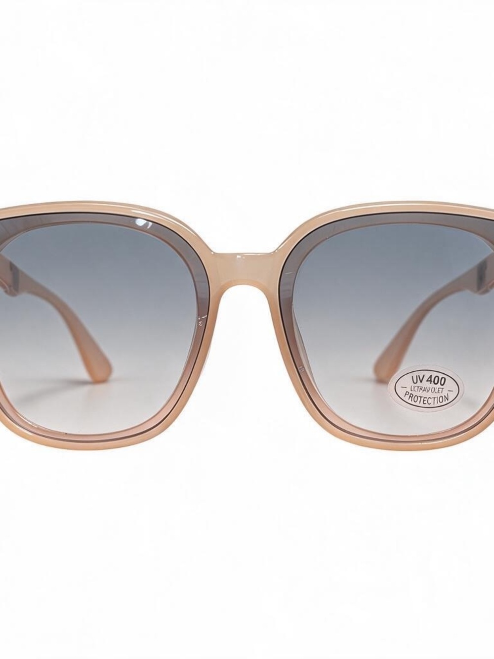 Women's Nude Gradient Sunglasses with UV400 Protection